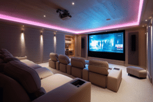 Sala kinowa w domu