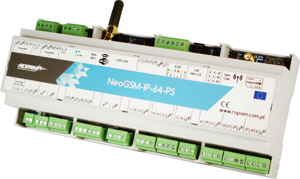 NeoGSM-IP-64-PS centrala alarmowa - Ropam Elektronik