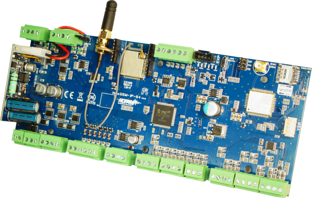 Wygląd układu NeoGSM-IP-64 - Ropam Elektronik