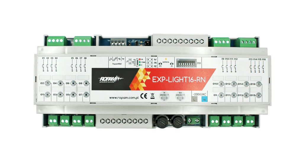 Inteligentne oświetlenie domu EXP-LIGHT16-RN - Ropam Elektronik