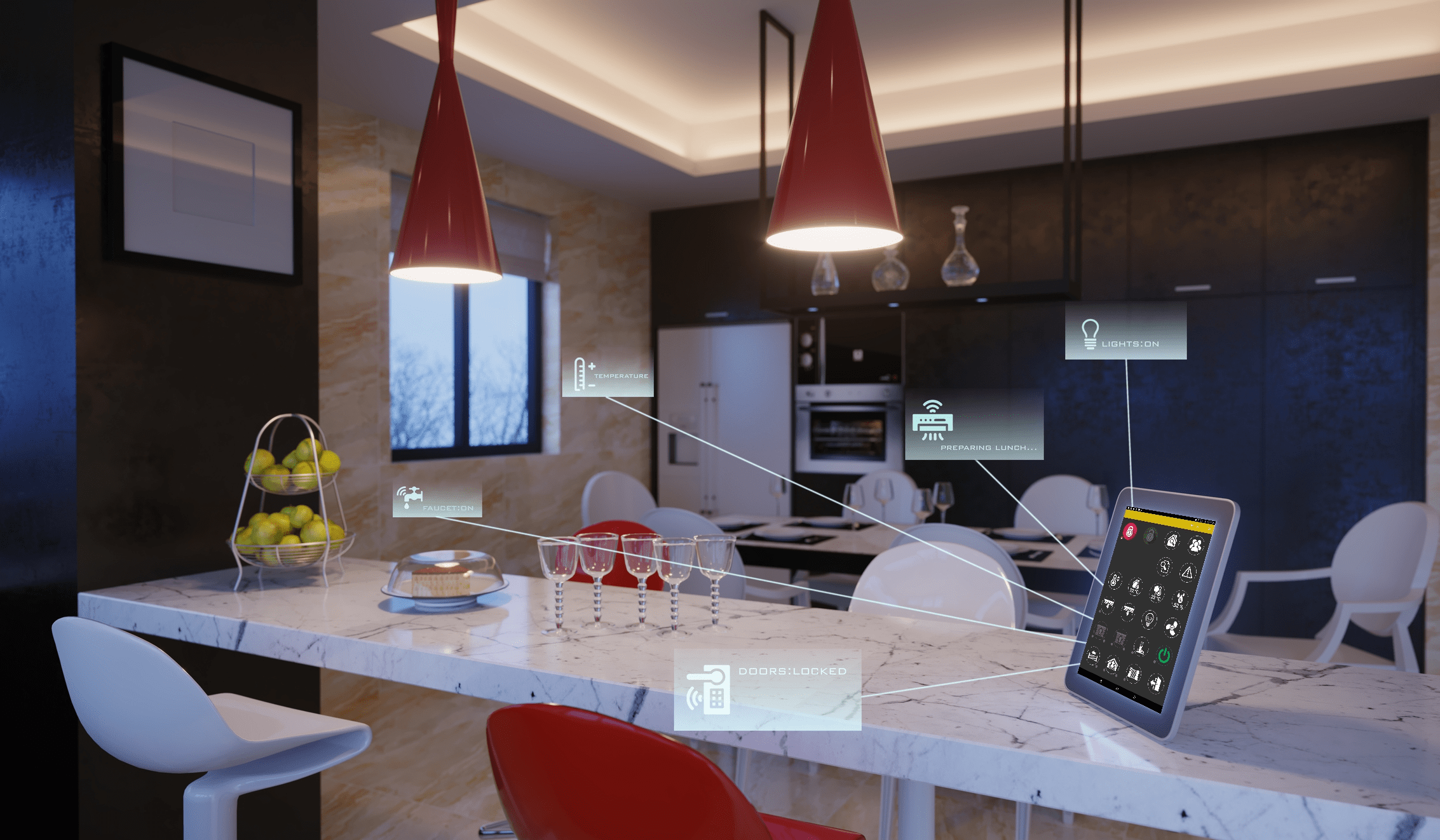 Oświetlenie inteligentne w obiektach mieszkalnych - Ropam Elektronik